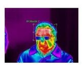 Камера термического изображения Vox FPA электронного сигнала 2× в реальном времени Uncooled для измерения температуры тела