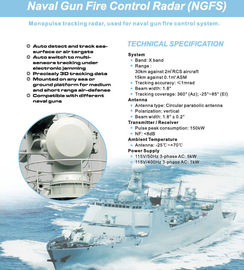 Управление орудийного огня Monopulse военноморское и система NGFS отслеживая радиолокатора