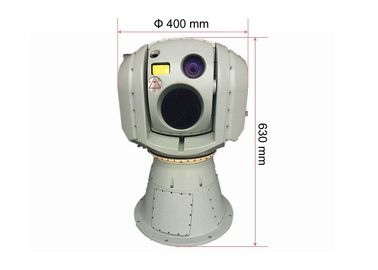 Стабилизированная гироскопом система камеры инфракрасн ЭО с дальномером лазера камеры 5Км ЛВИР термальным